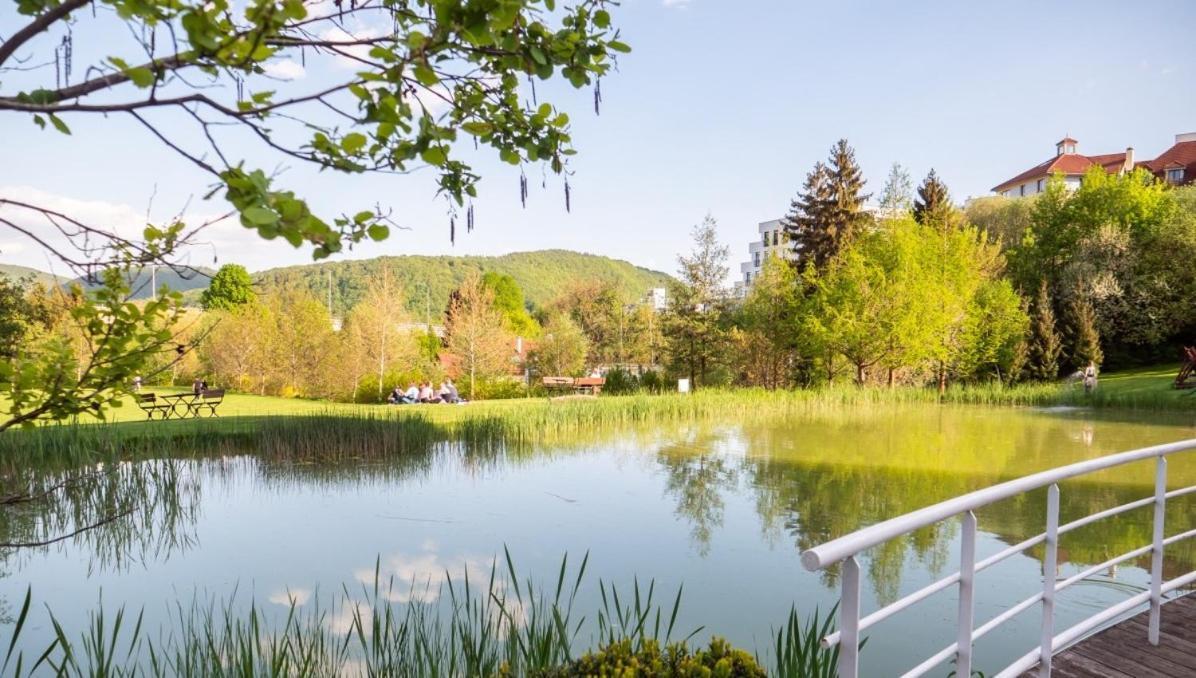 Alure Residences 2 & 24H Self Check-In, Parking In The Garage In The Apartment Building Included, New Building, Terrace, Green Location With A Forest Park With A Lake, Children'S Playground Besztercebánya Kültér fotó